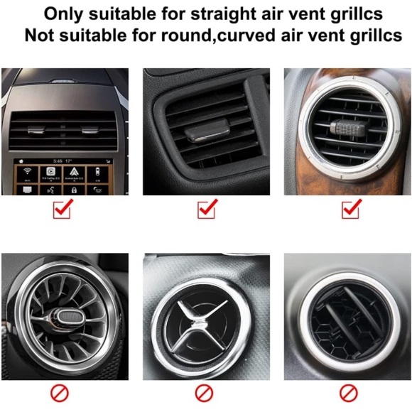 Full Set-20pcs-Car Vent Outlet Trim Accessory Decor (Ice Purple) - Picture 4 of 5